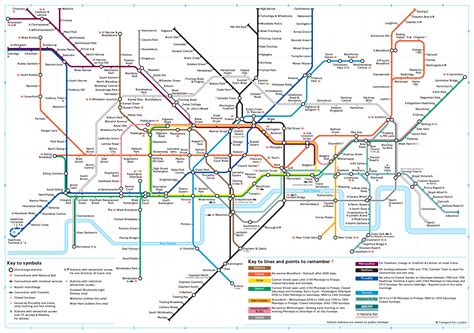 map of london england with subway stations